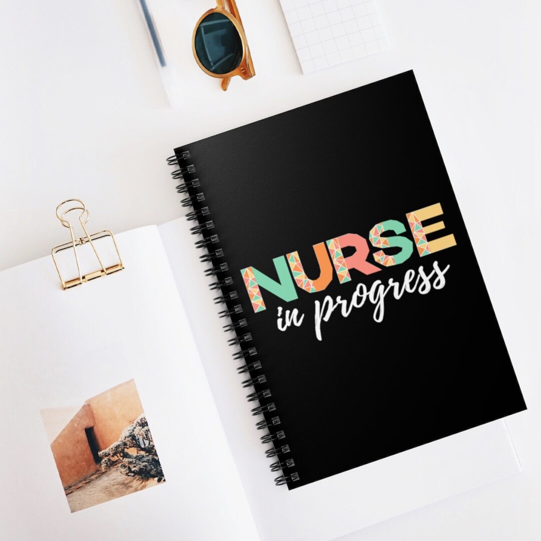 Nurse in Progress Notebookfuture Nurse Nursing Student - Etsy