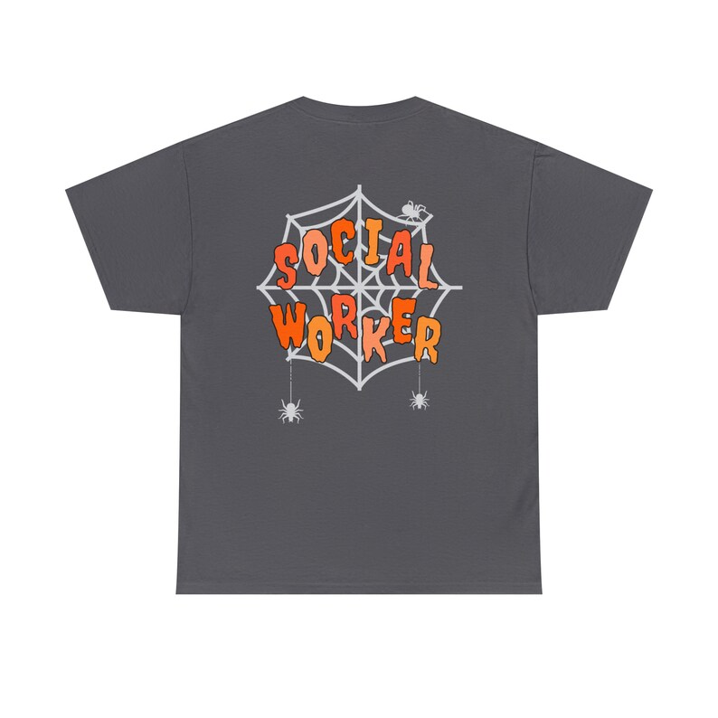 Halloween Social Worker Shirt Social Work Shirt Social Worker TShirt Social Worker Gift Social Worker Gifts Social Worker Clothing Social Charcoal