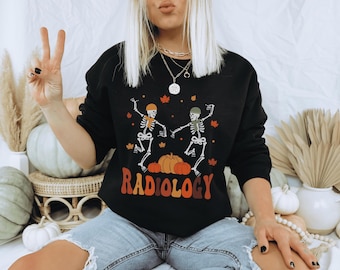 Fall Radiology Sweatshirt Fall Xray Shirt Rad Tech Sweatshirt Radiology Fall Sweater Autumn Xray Sweatshirt Thanksgiving Xray Shirts