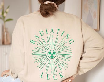 Maglietta per il giorno di San Patrizio della squadra di radiologia Felpa con cappuccio per radiologia Felpa con cappuccio Rad Tech Felpa con cappuccio per raggi X Felpa con cappuccio Radiate Luck Felpa con cappuccio per radiologia