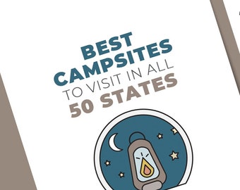 Guia de planejamento de viagens de acampamento pelos 50 estados, lista de verificação de campings (download em PDF)