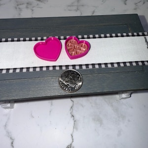 Dollhouse Miniature Heart Shaped Chocolate Truffles or Bonbon Box