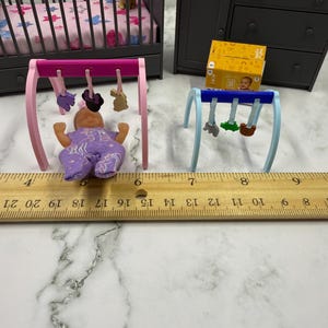 Miniature Baby Activity Gym / Activity Center for Dollhouse or My Mini Baby