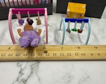 Miniature Baby Activity Gym / Activity Center for Dollhouse or My Mini Baby
