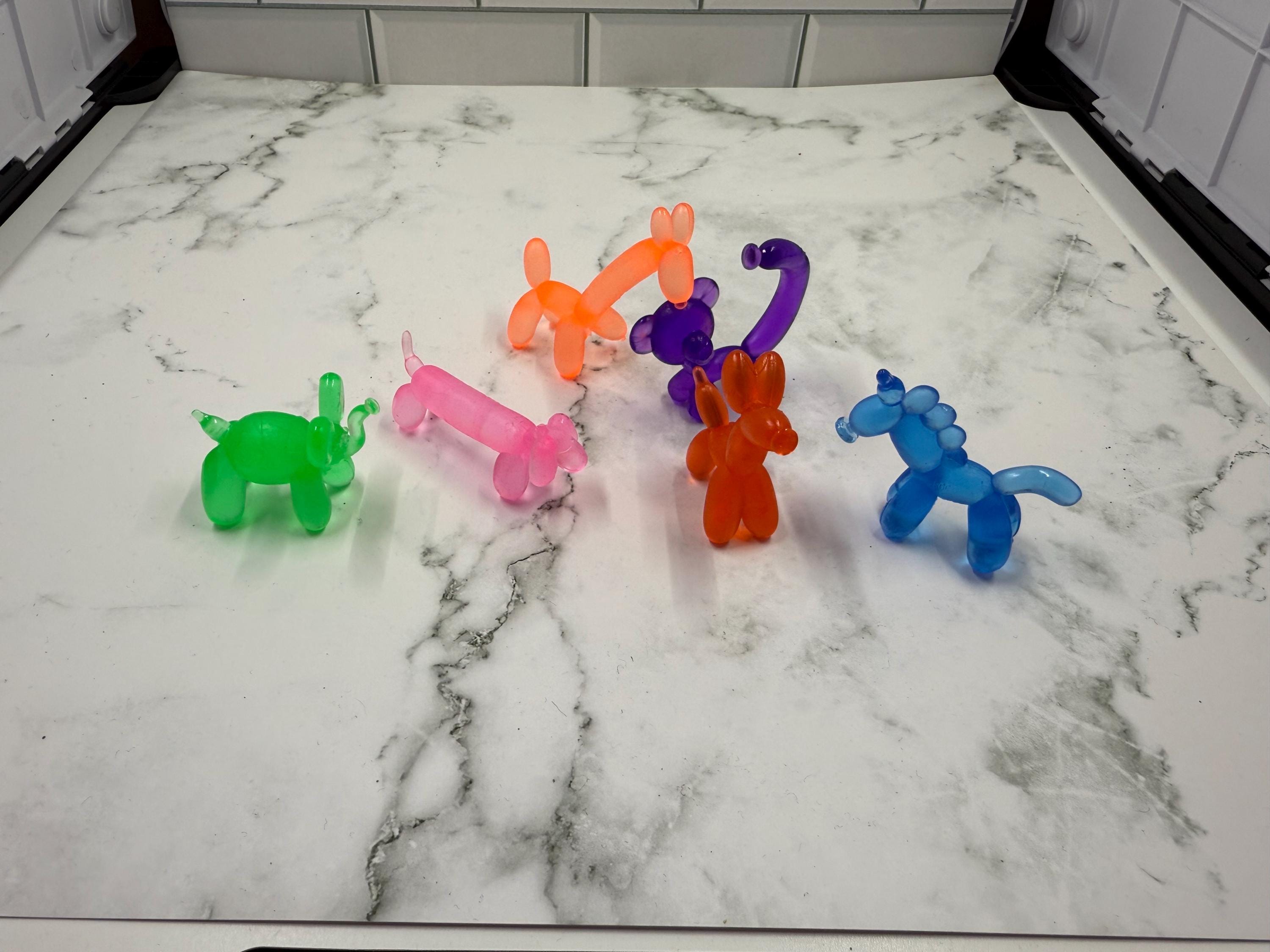 Miniature 1:6 Scale Ballon Animals. Assorted Color