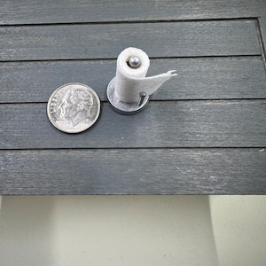 1:12 Scale Miniature Paper Towel Holder