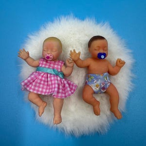 Miniatur Schnuller mit Henkel für My Mini Baby Silikon Puppen