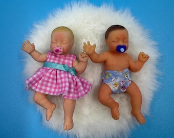 Miniature Pacifier with Handle for My Mini Baby Silicone dolls