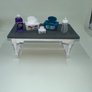 Miniature Dollhouse Baby Wipes Container