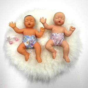 Cloth Diaper for Zuru My Mini Baby - 1 Piece - Now With Fastener!