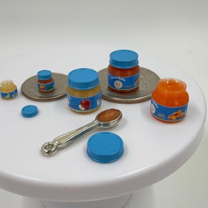 Dollhouse Miniature Baby Food Jar