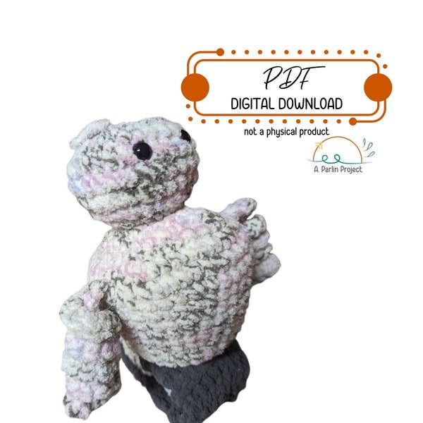 Tinkbot the Robot Crochet Pattern Digital Download intermediate Amigurumi Heirloom Plush Toys DIY Handmade Tutorial for Boys and Girls