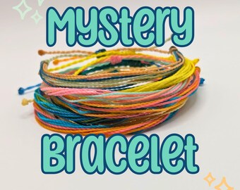 Mystery String Bracelet: Waterproof Adjustable Beachy Jewelry