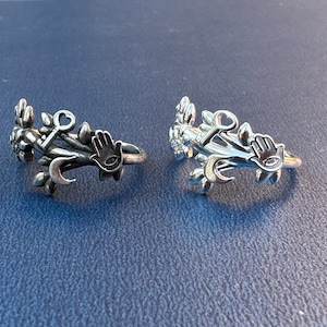 Sterling Silver Italian Cimaruta Folk Magic Good Luck Charm