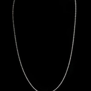Oxidized Sterling Silver Cable Chain