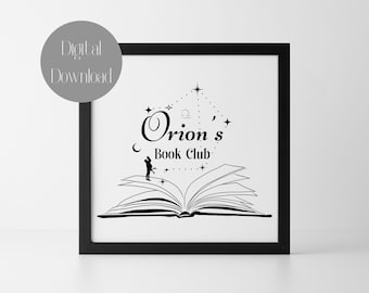 Orion’s Book Club. Sofort Download. "Das Design ist inspiriert von der Buchreihe ""Zodiac Acedrost"" von Caroline Peckham und Susanne Valenti."