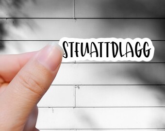 STFUATTDLAGG | Smut | Sticker | Vinyl | Bookish Waterproof Sticker