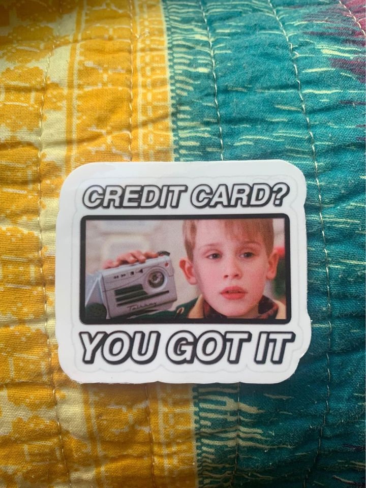 Credit Card Skin Funny - Etsy