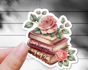 Smut Romance Books Adult Humor Waterproof Sticker