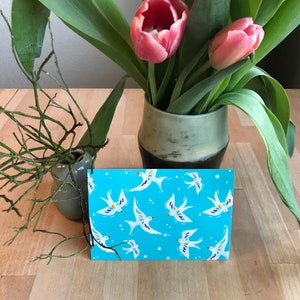Postkarte Schwalben