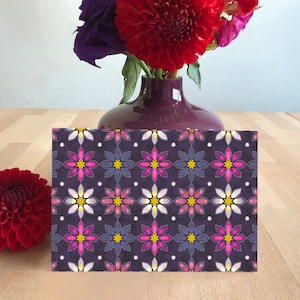 Postcard star flowers