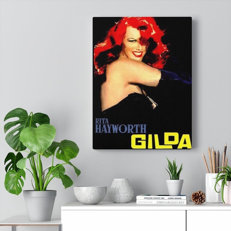 Rita Fashion Hayworth Movie quot;Gildaquot; Wraps New Orleans Mall Canvas Gallery