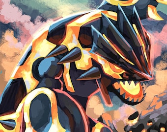 Groudon Art Print - 11 x 17