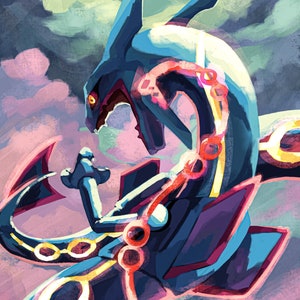 Rayquaza Corrupted Sticker - Rayquaza Corrupted - Discover & Share