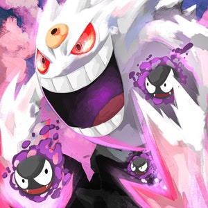 Pokemon Gengar #94 Poster (24x36) inches