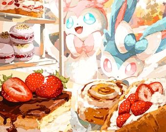 Sylveon Art Print - 11 x 17