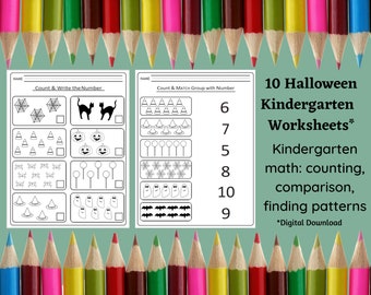 fun math worksheet etsy