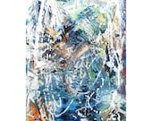 Original, Abstraktes Gemälde, abstrakte Malerei, moderne/zeitgenössische Kunst handgefertigt, Acryl auf 60x40 Leinwand handgemalt