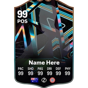Personalized FIFA Ultimate Team FUT Card Football Soccer Fan Customized Christmas Gifts - Ones To Watch OTW FC24 - Ship from Australia
