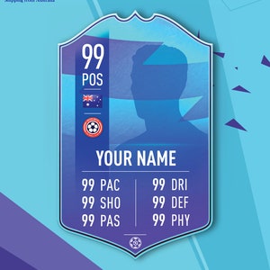 Personalized FIFA Ultimate Team FUT Card Football Soccer Fan Customized Christmas Gifts - Player Of The Month POTM - Ship from Australia