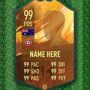 Personalized FIFA Ultimate Team FUT Card Football Soccer Fan Customized Christmas Gifts - World Cup Heroes 23 - Ship from Australia