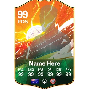Personalized FIFA Ultimate Team FUT Card Football Soccer Fan Customized Christmas Gifts - Heroes FC24 - Ship from Australia