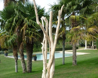 Sculpture de branches de bois flotté