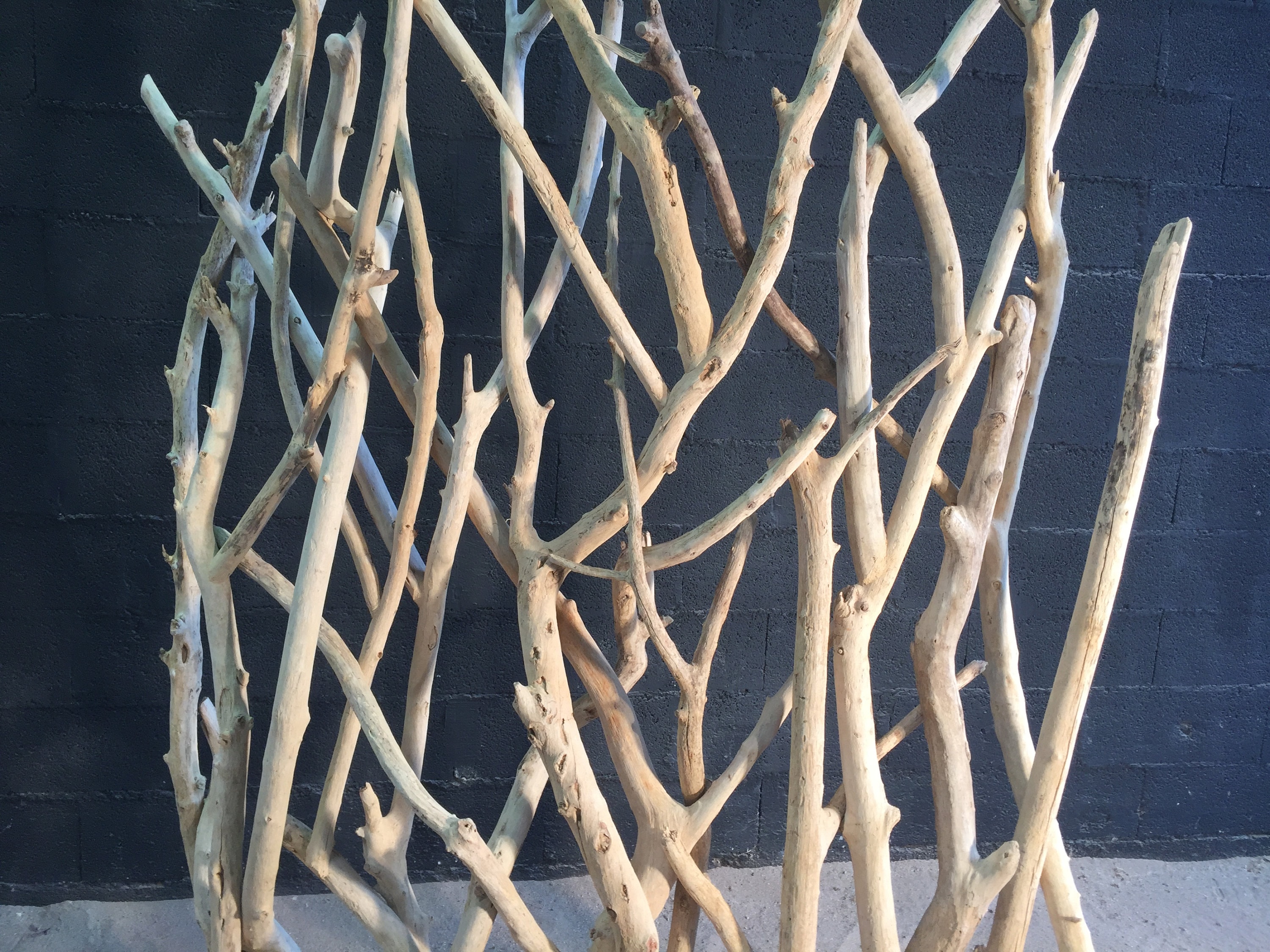 Paravent en bois flotté socle en S - Etsy France