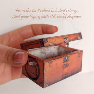 1:12 scale Victorian dollhouse miniature ephemera and accessory set. This printable digital kit features a vintage steamer trunk, floral photo album, personal journal, and over 200 nostalgic paper treasures. Designed by LittleBethMiniature for vintage dollhouse collectors.