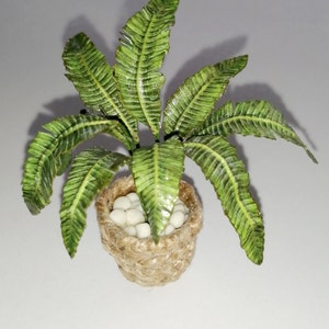 Digital Template Miniature Plant Leaf for Dollhouse 1:12, Instant ...