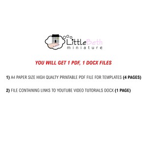It is a Dollhouse Miniature Baking/ Cooking set that includes various items such as 45 different pieces Miniature Food, Mini Grocery boxes, Cooking Ingredients, Kitchenware, Recipes and Cookbook. Download PDF printables and get started making.