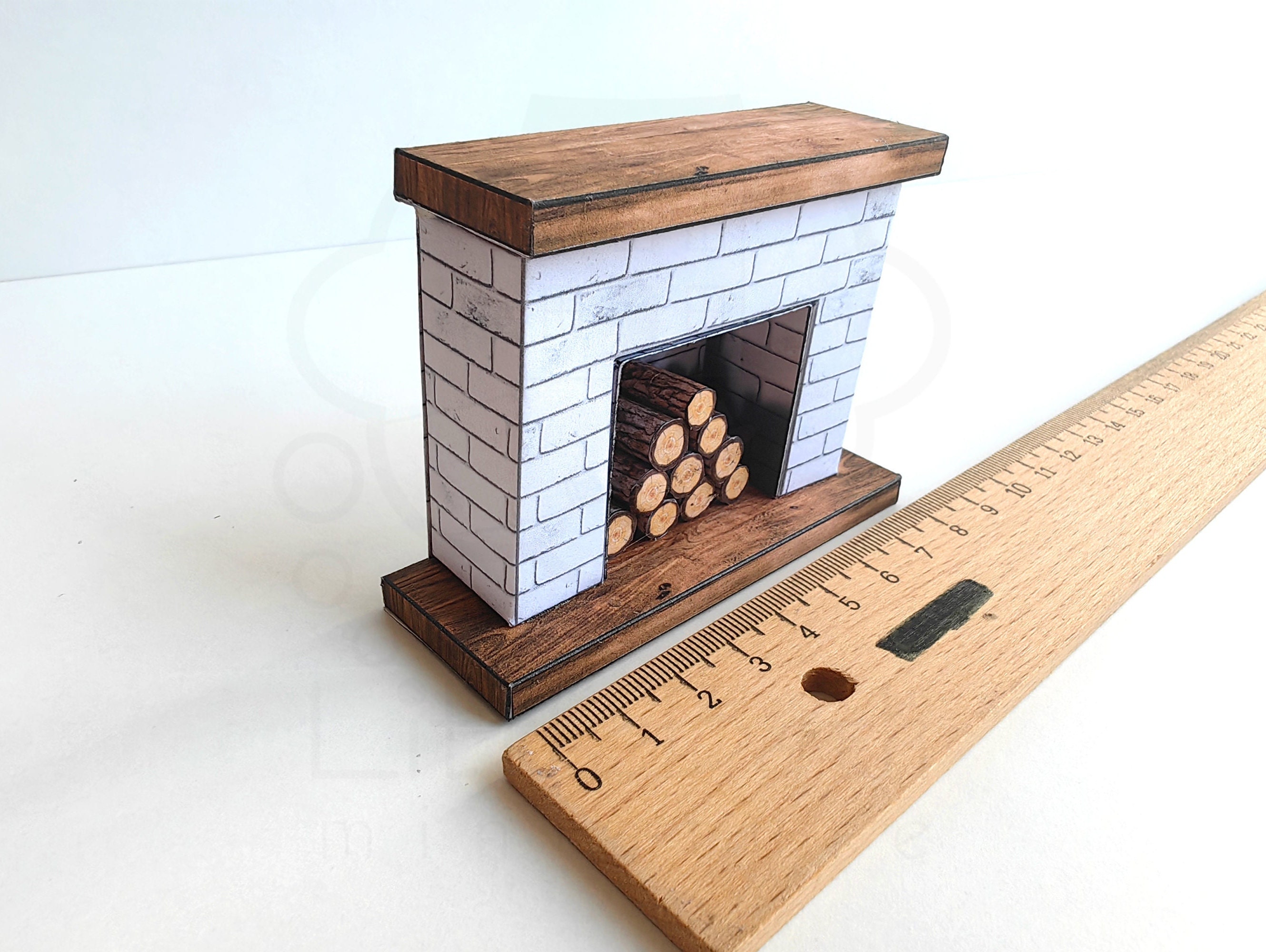 FONGKNOX Casa delle bambole, mini camino, scala 1/12, decorazione casa delle bambole, mobili, casa delle bambole in legno, mobili in miniatura, decorazione ornamentale, bianco FONGKNOX Casa delle bambole, mini camino, scala 1/12, decorazione casa delle bambole, mobili, casa delle bambole in legno, mobili in miniatura, decorazione ornamentale, bianco