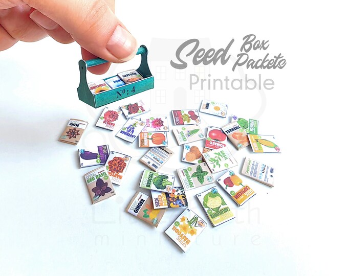 Miniature Seed Packets - Etsy