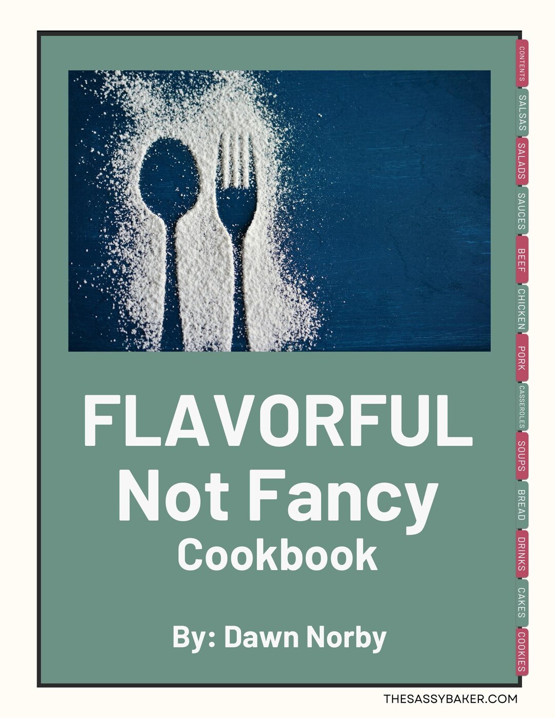 Flavorful Not Fancy Recipe Cookbook, Hyperlinks, Pdf Instant Download ...