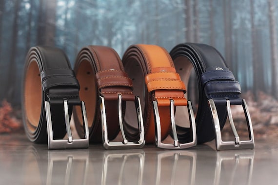 Personalized Real Leather Belt: Custom classic Belt, Men's Gift For Him, Anniversary, Valentine's Day Gift For Men