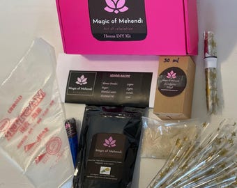 Diy Organic henna kit: makes approx 20 henna cones
