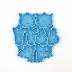 Bat Halloween Set earring silicone mold