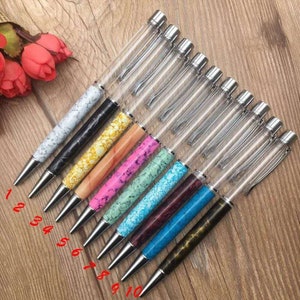 Marmer Lege glitter zwevende pennen
