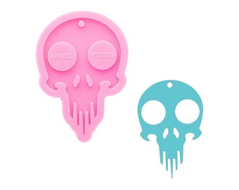 Skeleton keychain silicone shiny mold