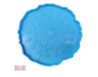 Dandelion silicone coaster mold